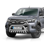 Toyota Hilux 2020-2026 Stainless Steel A-Bar with Axle Plate